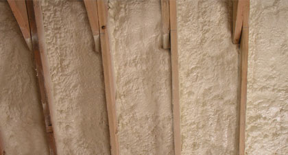 closed-cell spray foam for Elizabeth applications